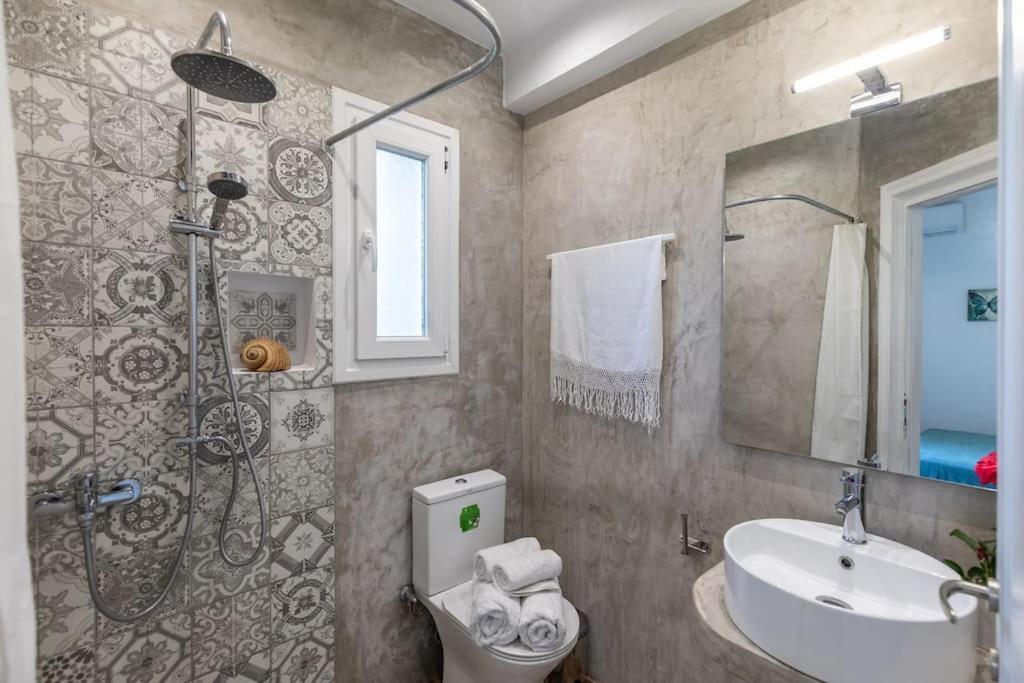 Skopelos Blue Heaven Pool Villa In Olive Grove المظهر الخارجي الصورة